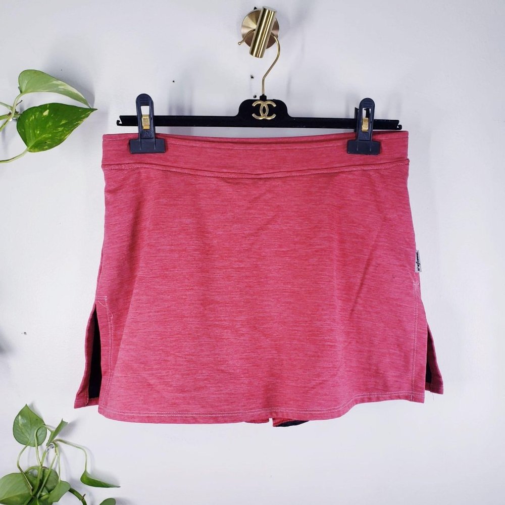 SHEBEEST Red Fender Cycling Biking 2-in-1 Biker Skirt Skort SMALL Outdoor Sports - Picture 1 of 14